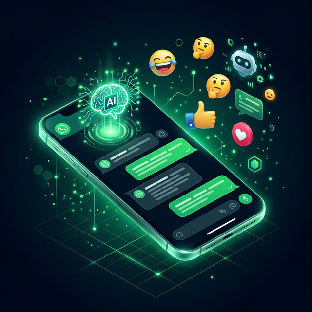 WhatsApp AI Chatbot interface with smart conversation automation